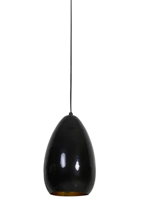 Deckenlampe Schwarz-Gold Metall Light & Living Ø 22 cm E27