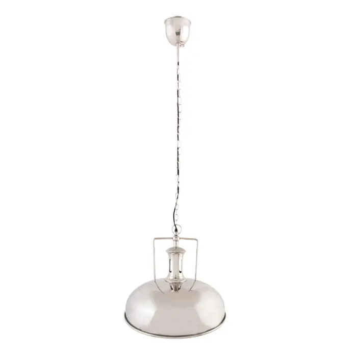 Deckenlampe Silber Metall Clayre & Eef Ø 51,5 cm E27