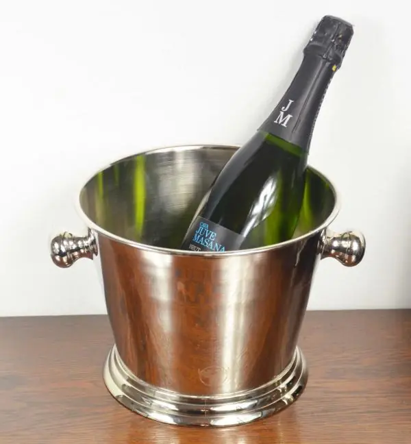 Champagnerkühler Paris Silber mit Wappen von Colmore