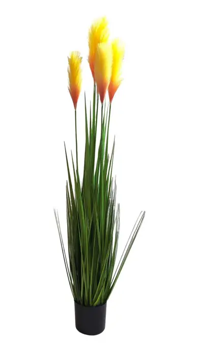 Künstliches Gras 136 cm mit Topf