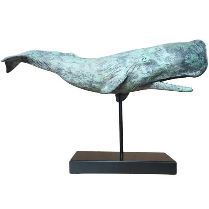Wal-Figur XL auf Standfuß 51 cm
