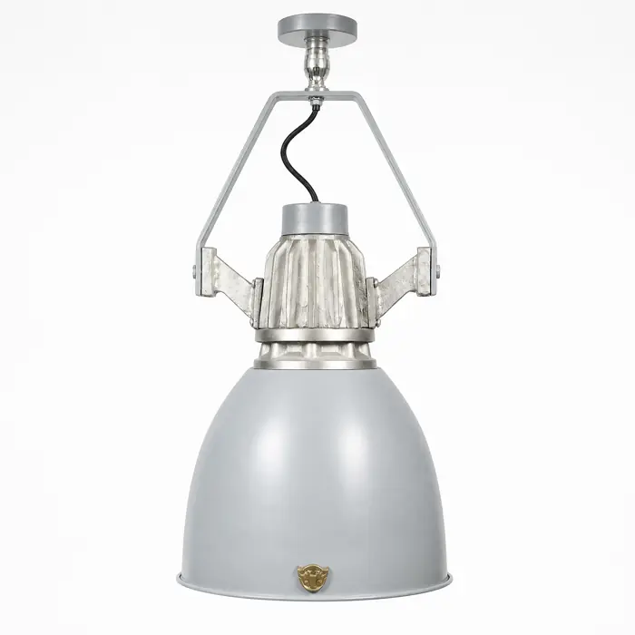 Deckenlampe XXL Industrial Grau Colmore Ø 33 × 73 cm E27