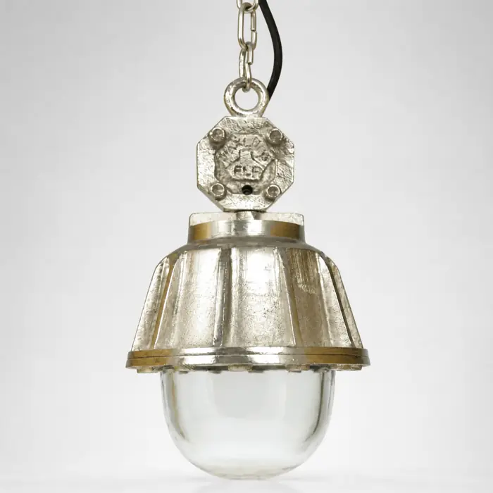 Deckenlampe Industrial Eisen und Glas Colmore Ø 16 cm E27