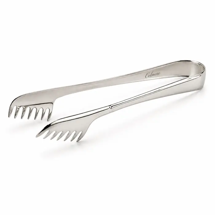 Eiszange Nickel Silber mit Colmore-Schriftzug 24,5 cm