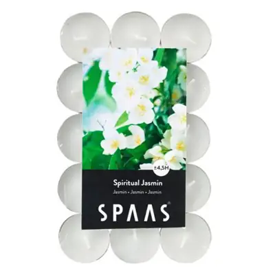 Duftteelichter Jasmin – 30 Stück, 4,5 h