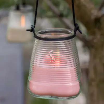 Citronella-Duftkerze zum Aufhängen „Hawaii Blüte“ 45 h