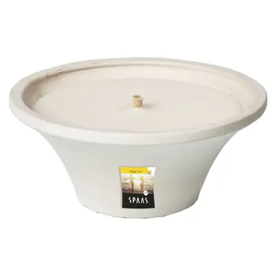 Citronella-Duftkerze „Ingwer & Citronella“ in Tonschale 9 h