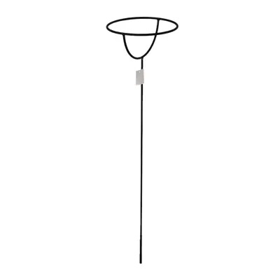 Kerzenhalter Garten zum Stecken, Metall Schwarz, 100 cm