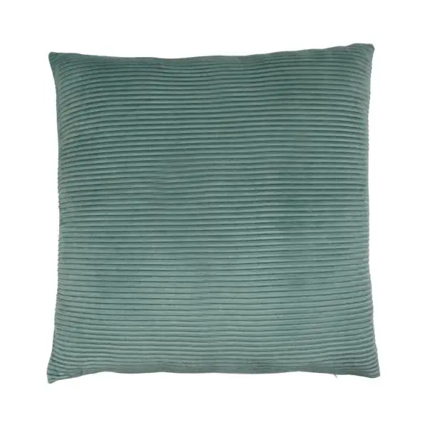 Kissen „Lino“ Grün geriffelt 45 × 45 cm inkl. Füllung