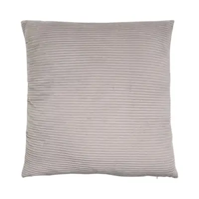 Kissen „Lino“ Grau geriffelt 45 × 45 cm inkl. Füllung