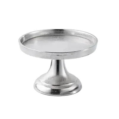 Etagere auf Standfuß Silber 19,5 cm