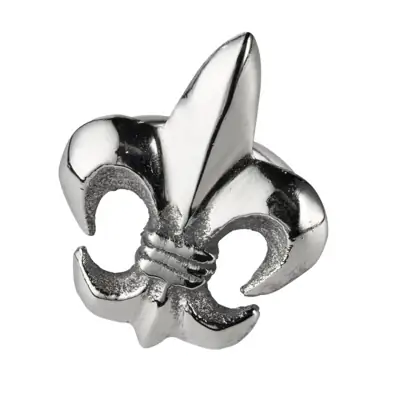 Serviettenringe Lilie Silber 6er-Set Aluminium 7 cm
