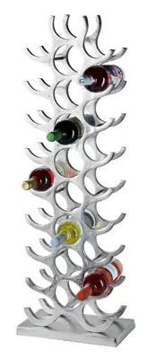 Weinregal XXL Aluminium Raw für 27 Flaschen 101 × 34 × 20 cm