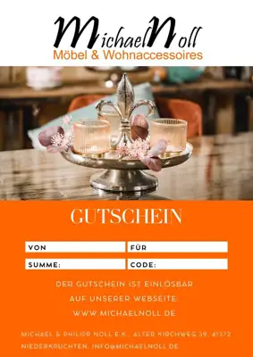 Geschenkgutschein Michael Noll 100 € – ohne Ablaufdatum