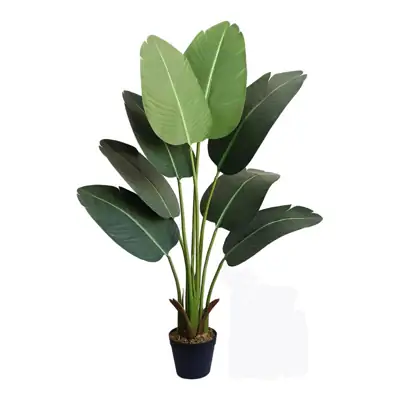 Künstliche Bananenpflanze 120 cm mit Topf