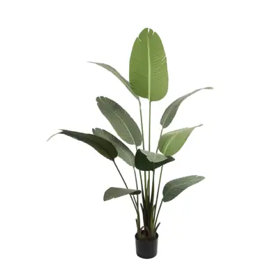 Künstliche Bananenpflanze 160 cm mit Topf
