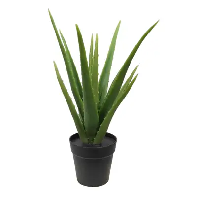 Künstliche Aloe Vera 35 cm mit Topf