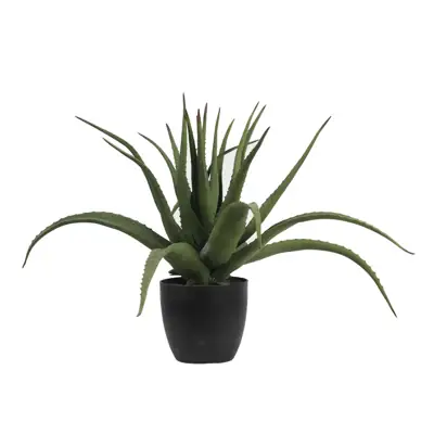 Künstliche Aloe Vera 55 cm mit Topf