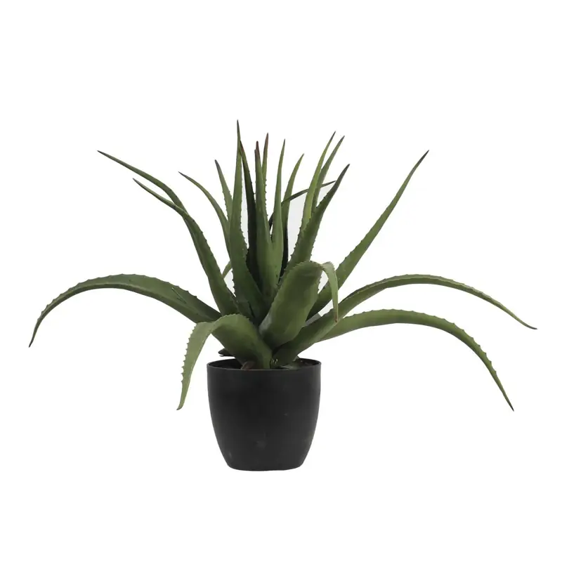 Künstliche Aloe Vera 55 cm mit Topf
