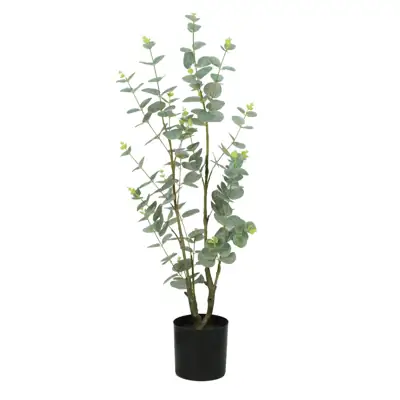 Künstlicher Eukalyptus 80 cm mit Topf