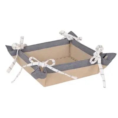 Brotkorb Baumwolle mit Wendefunktion von Clayre & Eef 35 × 35 cm