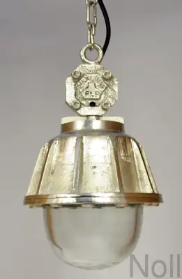 Deckenlampe Industrial Eisen und Glas Colmore Ø 16 cm E27