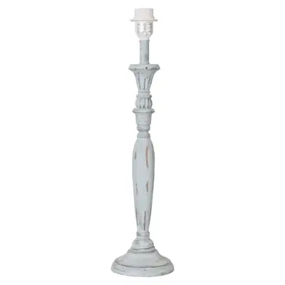 Tischlampe Landhaus Holz 55 cm