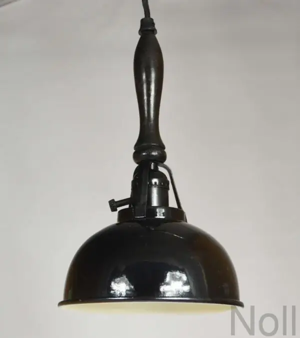 Deckenlampe Schwarz Small Metall und Holz Colmore Ø 16 cm E27