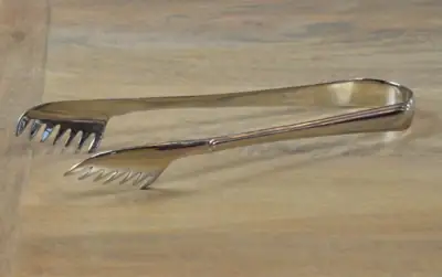 Eiszange Nickel Silber mit Colmore-Schriftzug 24,5 cm