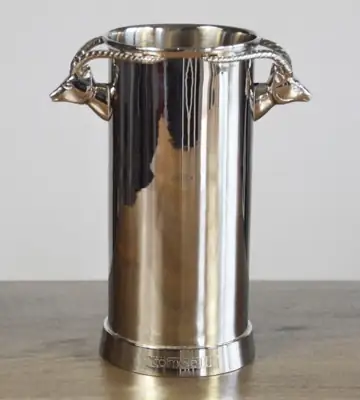 Weinkühler Steinbock Single Nickel Silber Colmore 20 × 12 × 25 cm