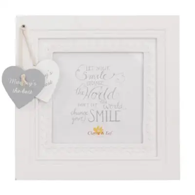 Bilderrahmen Herz Landhausstil 18 × 18 cm – Clayre & Eef