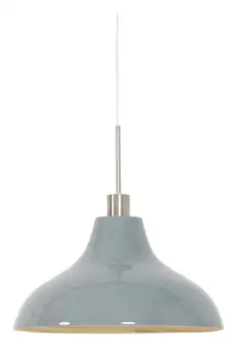 Deckenlampe Grau Aluminium und Bambus Light & Living Ø 40 cm E27
