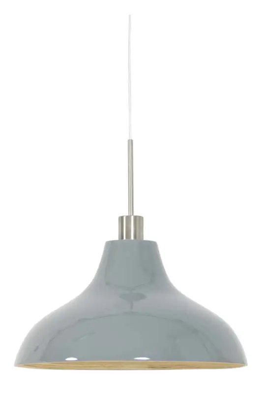 Deckenlampe Grau Aluminium und Bambus Light & Living Ø 40 cm E27
