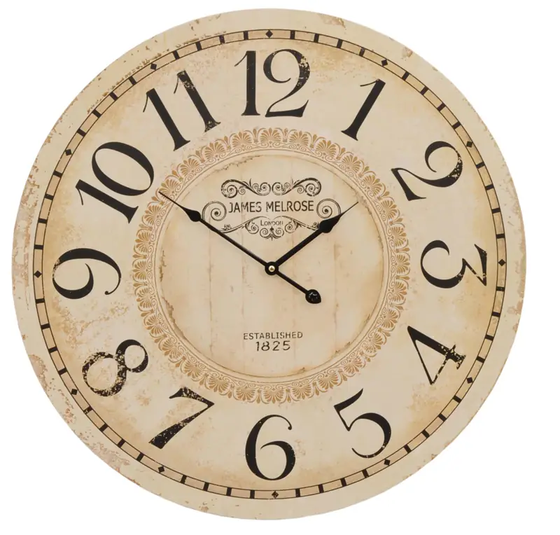 Wanduhr XXL „James Melrose“ Ø 60 cm