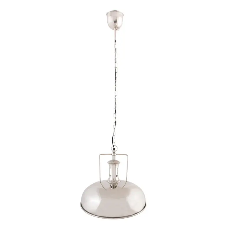 Deckenlampe Silber Metall Clayre & Eef Ø 51,5 cm E27