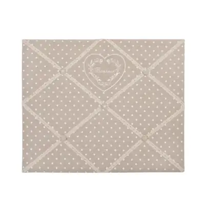 Memoboard Notizbrett Clayre & Eef mehrfarbig 48 × 40 cm