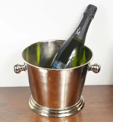 Champagnerkühler Paris Silber mit Wappen von Colmore
