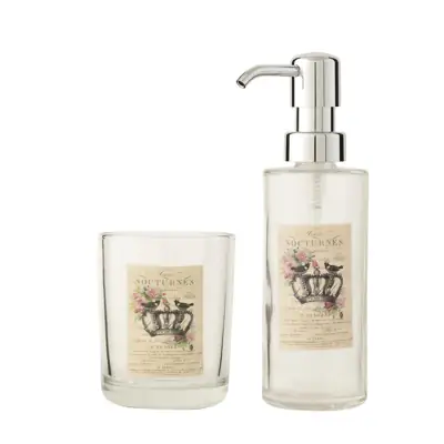 Badset Glas 2-teilig von Clayre & Eef