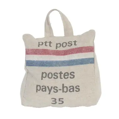 Türstopper Postsack Clayre & Eef Beige 17 × 17 cm