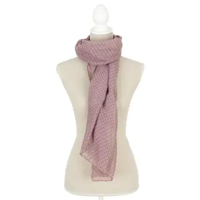 Schal Aubergine 70 × 180 cm – Clayre & Eef