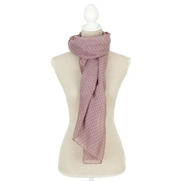 Schal Aubergine 70 × 180 cm – Clayre & Eef